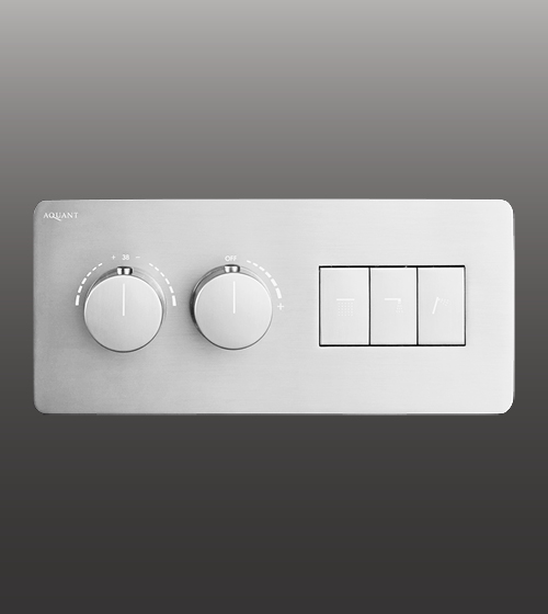 3 Outlets Thermostatic Switch Button Diverter – Aquant India